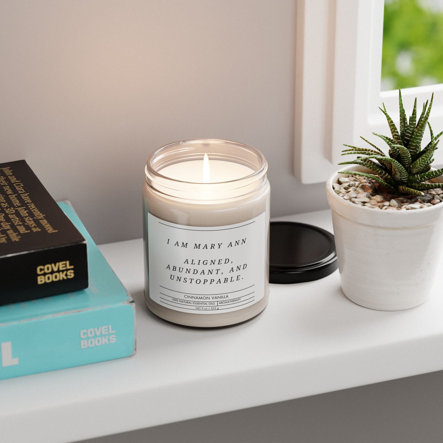 Custom Soy Candle | Personalized Manifestation Candle | Spiritual Home Decor Gift