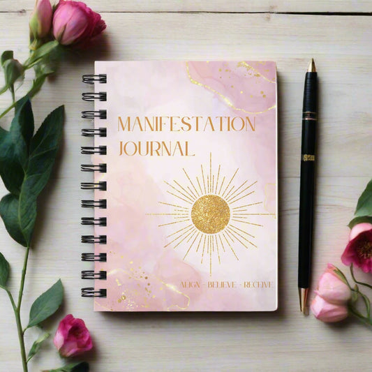 Manifestation Journal | Gratitude Notebook | Law of Attraction Affirmation Book