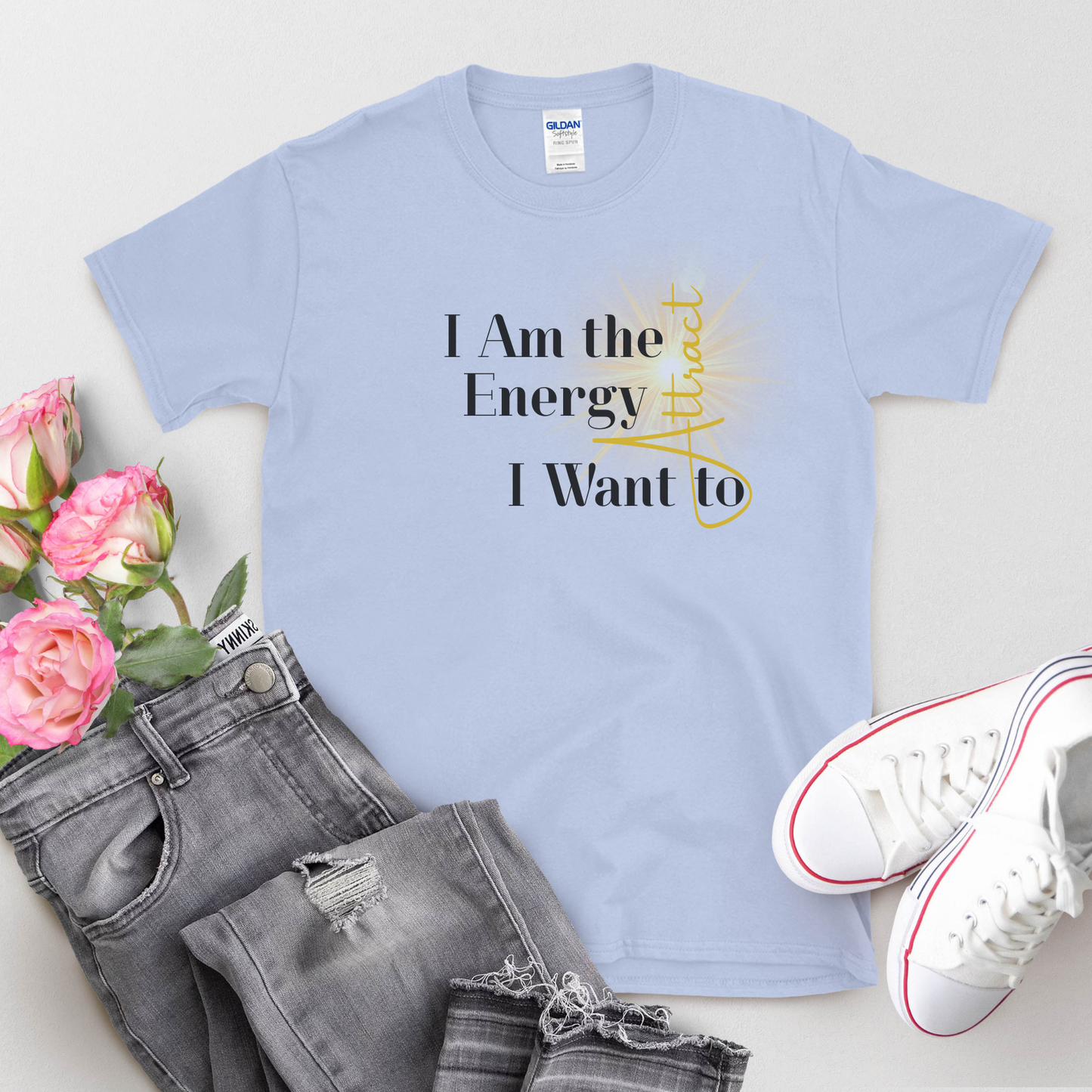 Manifestation T-shirt | Positive Affirmation Tee | Law of Attraction Spiritual Shirt