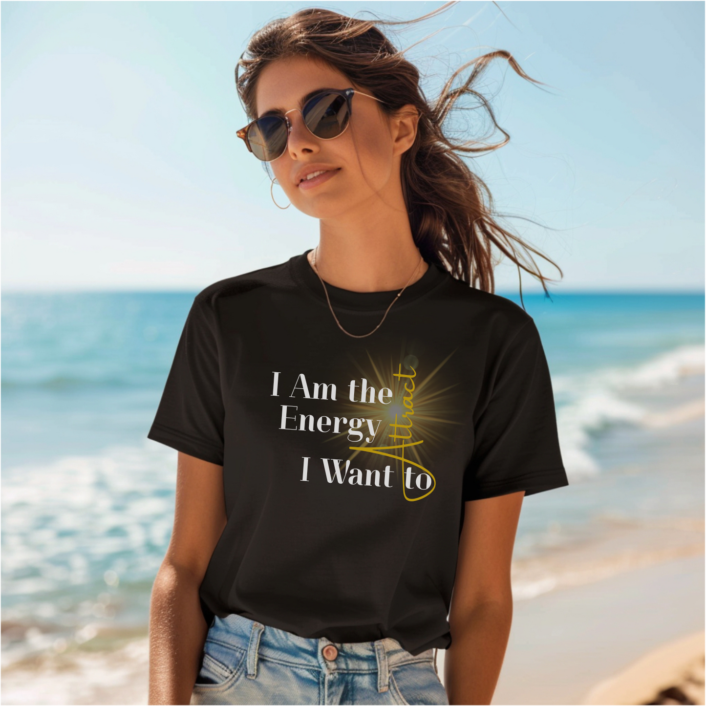 Manifestation T-shirt | Positive Affirmation Tee | Law of Attraction Spiritual Shirt