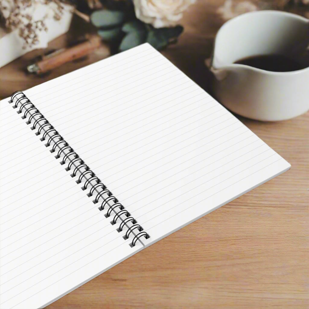 Boho Spiral Notebook | Bohemian Journal | Manifestation Gratitude Writing Pad